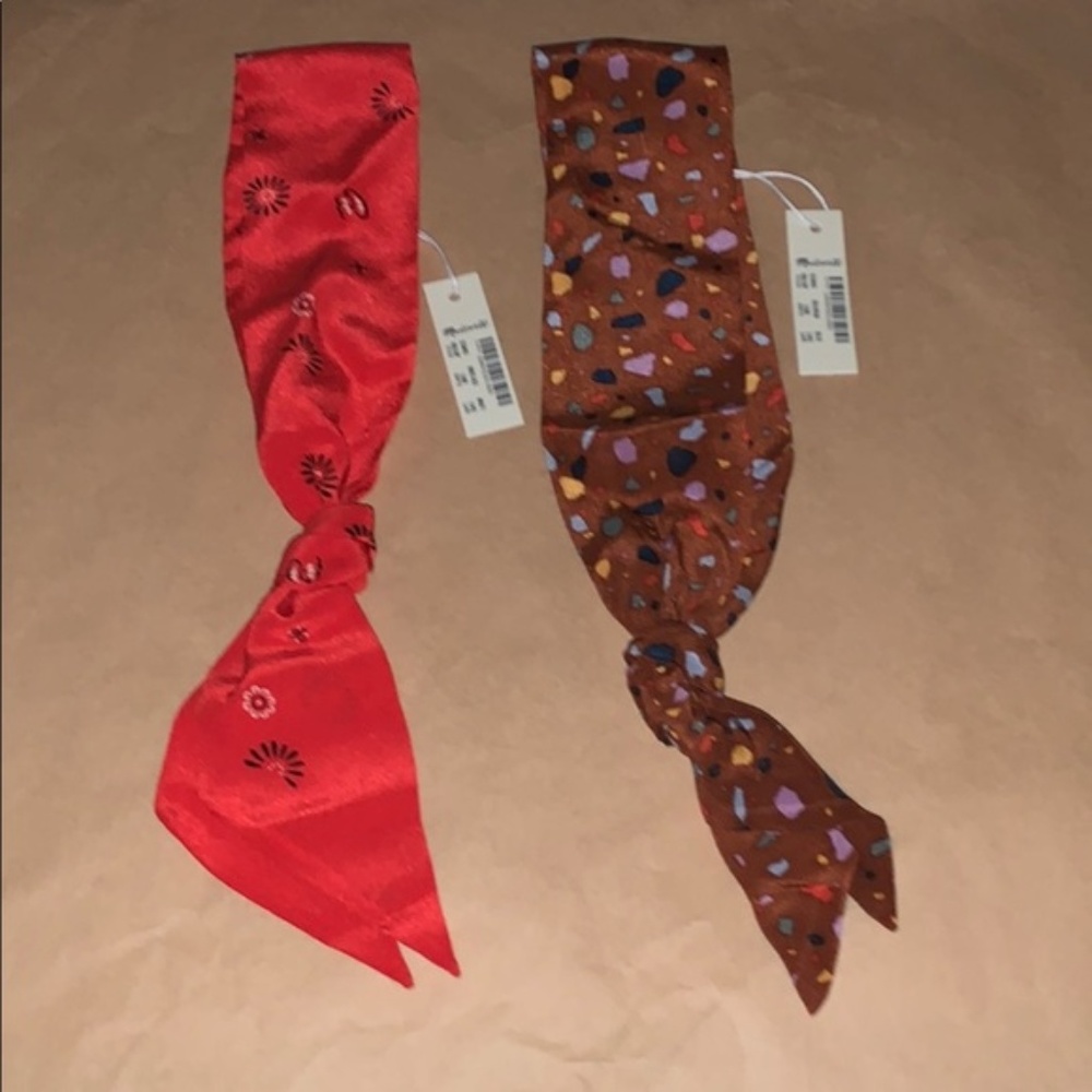 2 Madewell Silk Skinny Bandanas